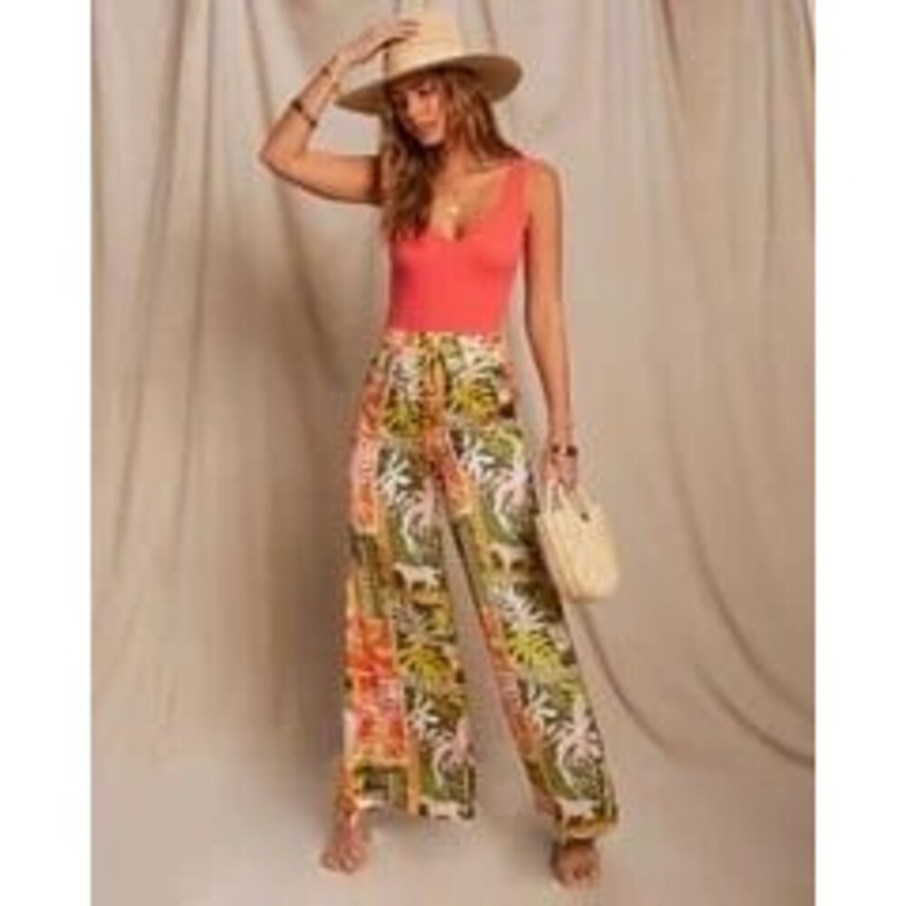 Vici size XL silky palazzo pants NWOT